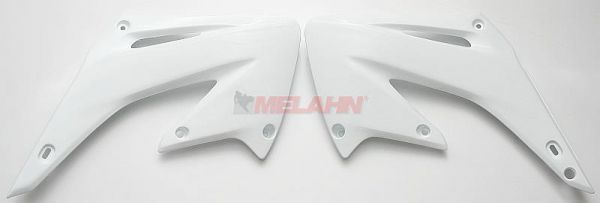 UFO Spoiler (Paar) Kühlerverkleidung für CR 125/250 02-07, weiß