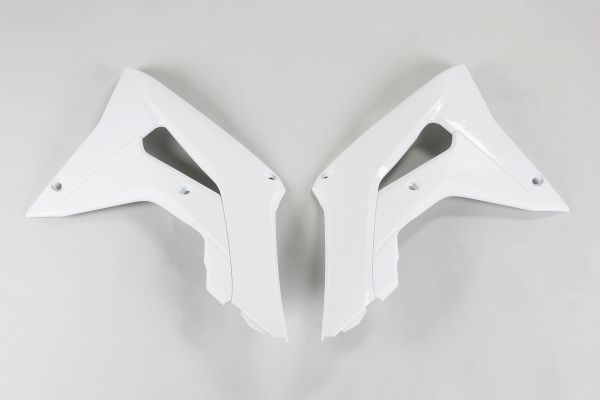 UFO Spoiler (Paar) Kühlerverkleidung für CRF 250 R 18-21 / 450 17-20, weiß