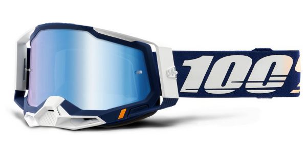 100% Brille: Racecraft 2 Concordia, navy/weiß blau-verspiegelt