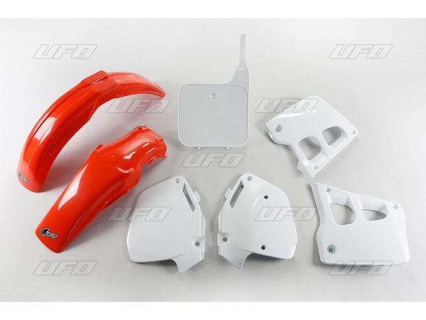 UFO Plastik-Kit für HONDA CR 125 1991-1992 / 250 1990-1991, original 1991 (rot-weiß)