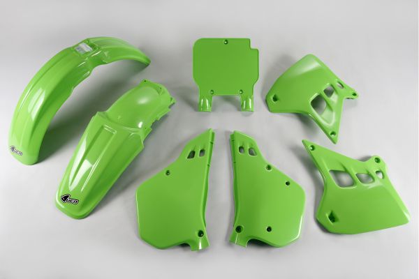 UFO Plastik-Kit für KAWASAKI KX 250 1990-1991, OEM (original) 1991