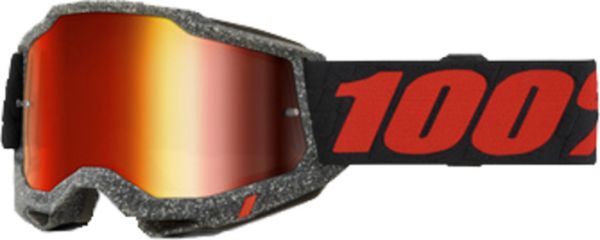 100% Brille: Accuri 2 Huaraki, grau/rot, rot-verspiegelt