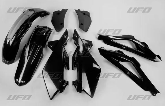 UFO Plastik-Kit für Husqvarna CR/WR 125/250 2007-2008, schwarz