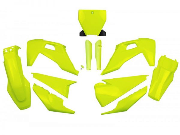 UFO Full-Plastik-Kit für HUSQVARNA FC/TC 125-450 2019-2022, neon-gelb