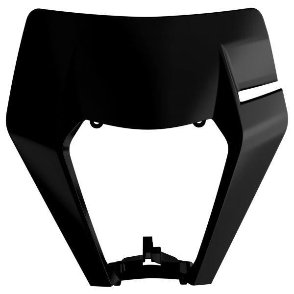 POLISPORT Lampenmaske für KTM 125-500 EXC 2017-2019, schwarz