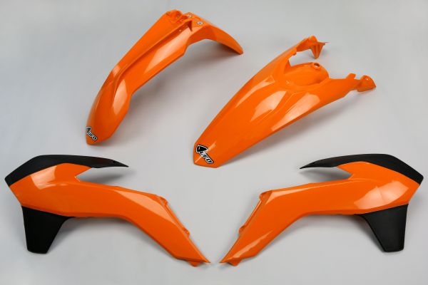 UFO Plastik-Kit ohne Lampenmaske für KTM 125-500 EXC 2014-2016, OEM (original) 2014