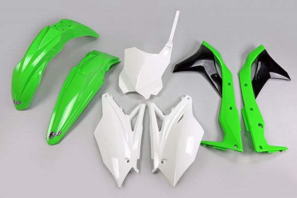 UFO Plastik-Kit für KAWASAKI KXF 250 2017, OEM (original)