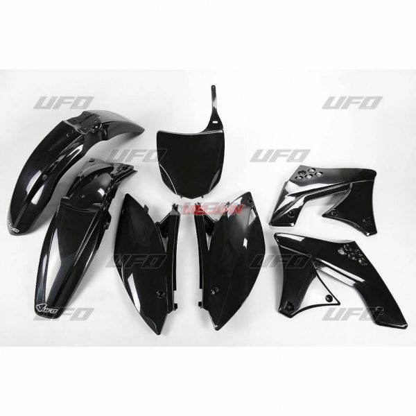 UFO Plastik-Kit für KAWASAKI KXF 250 2009-2012, schwarz