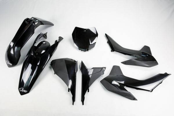 UFO Plastik-Kit für KTM 125-450 SX 2013-2015, schwarz