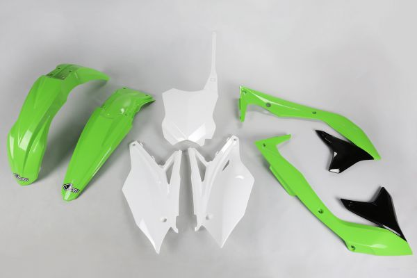 UFO Plastik-Kit für KAWASAKI KXF 450 2018, OEM (original) 2018