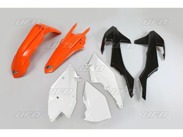 UFO Plastik-Kit ohne Lampenmaske für KTM 125-500 EXC 2017-2019, OEM 2018