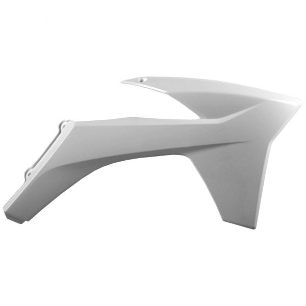 POLISPORT Spoiler (Paar) für KTM 125-450 SX 2011-2012 / EXC 2012-2013 / SMR 2012, weiß