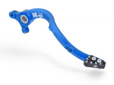 S3 Aluminium-Fußbremshebel für HUSQVARNA FC/TC 125-450 23- / FE/TE 150-501 24-, blau