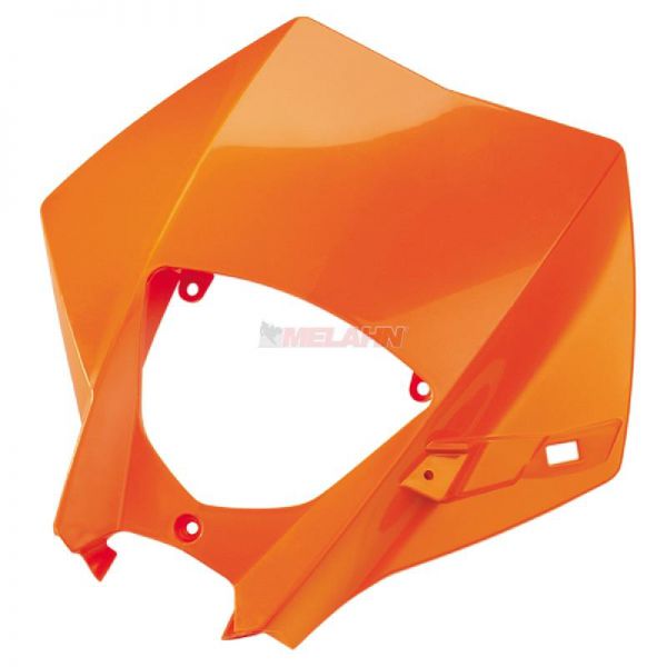 KTM Scheinwerfermaske EXC 05-07, orange, Lampenmasken, Plastikteile, Verschleiß- / Sturzteile