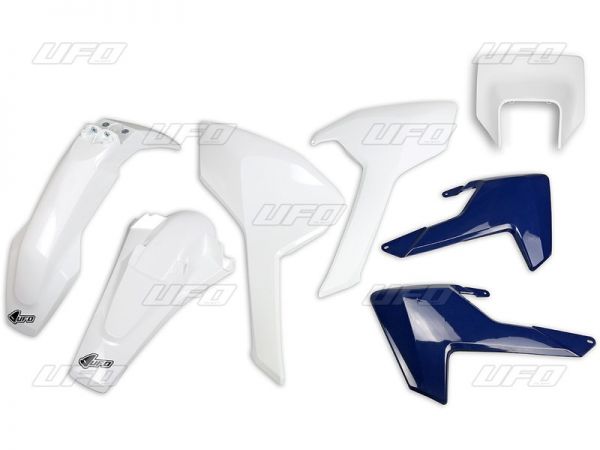 UFO Plastik-Kit für HUSQVARNA FE/TE 125-501 17-19 mit Lampenmaske, OEM 2017/2018