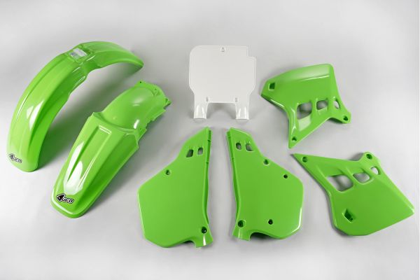 UFO Plastik-Kit für KAWASAKI KX 125 1990-1991, OEM (original)