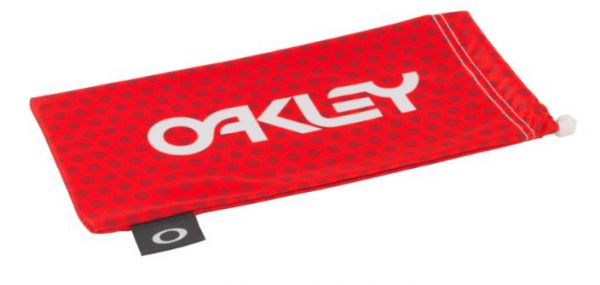 OAKLEY Microfaser-Brillenbeutel: OAKLEY, rot