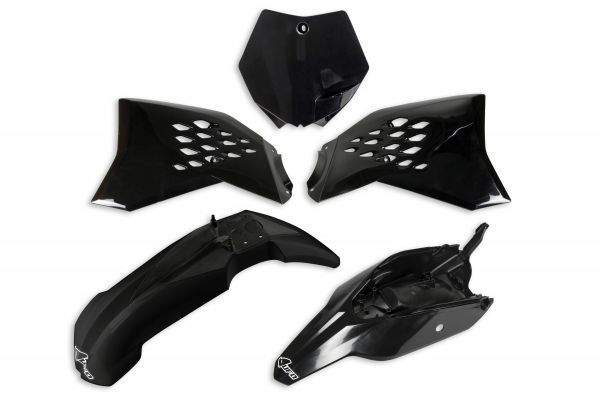 UFO Plastik-Kit für KTM 65 SX 2012-2015, schwarz