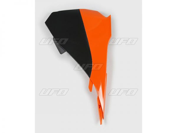 UFO Filterkastendeckel links für KTM 85 SX 2013-2017, orange/schwarz