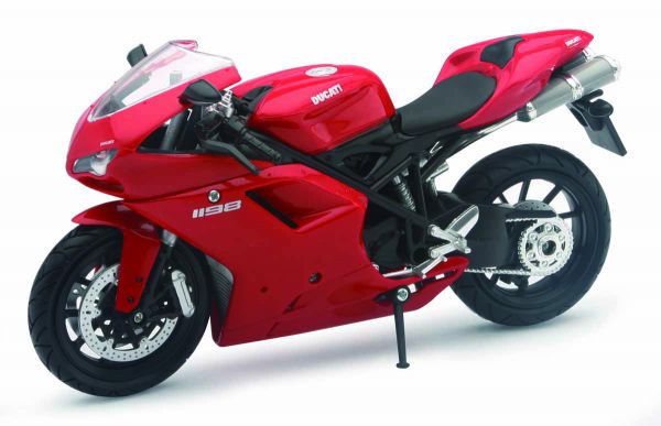 NEW RAY Mini Modell 1:12 Ducati 1198, rot