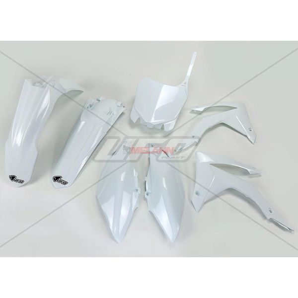 UFO Plastik-Kit für HONDA CRF 250 2014-2017 / 450 2013-2016, weiß