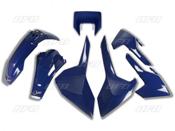 UFO Plastik-Kit für HUSQVARNA FE/TE 125-501 17-19 mit Lampenmaske, blau