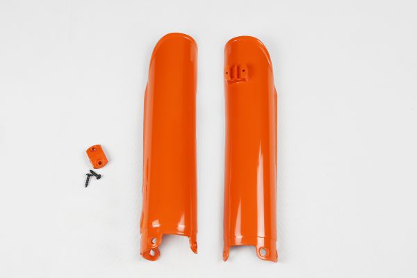 UFO Gabelschutz (Paar) WP für KTM 125-525 SX 01-06 / EXC 01-07, orange