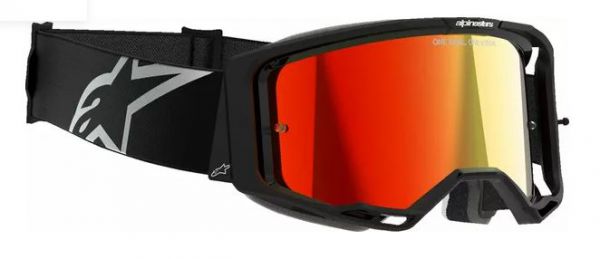 ALPINESTARS Brille: Vision 8 Corp, schwarz/weiß rot-verspiegelt