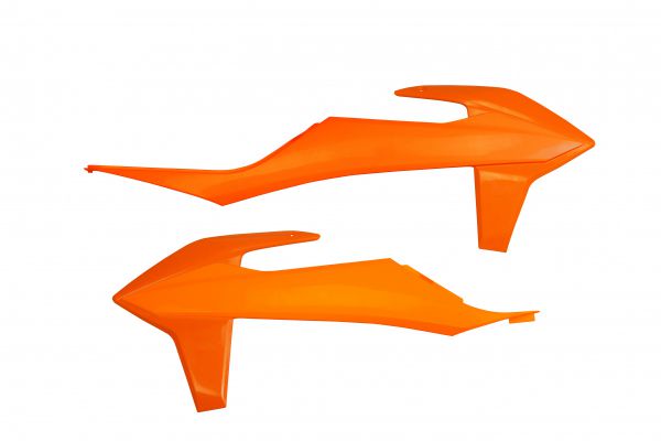 UFO Spoiler (Paar) für KTM 125-500 SX/SMR 2019-2022 / EXC 2020-2023, orange