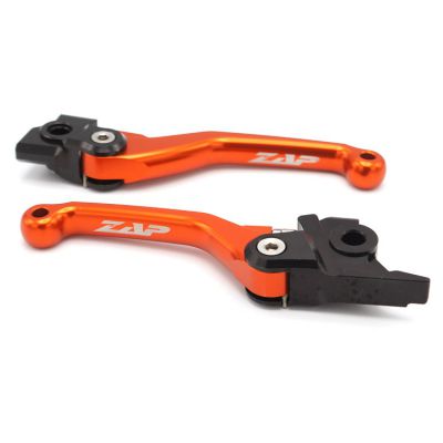 ZAP Flex-Kupplungs-/Bremshebel-Set für KTM/HUS/HVA(Brembo) 14-, orange