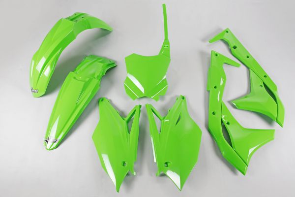 UFO Plastik-Kit für KAWASAKI KXF 250 2018-2020, grün