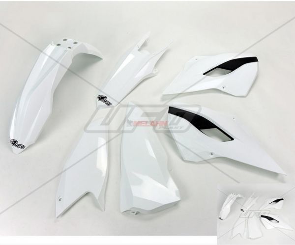 UFO Plastik-Kit für HUSQVARNA FE/TE 125-501 2014, weiß