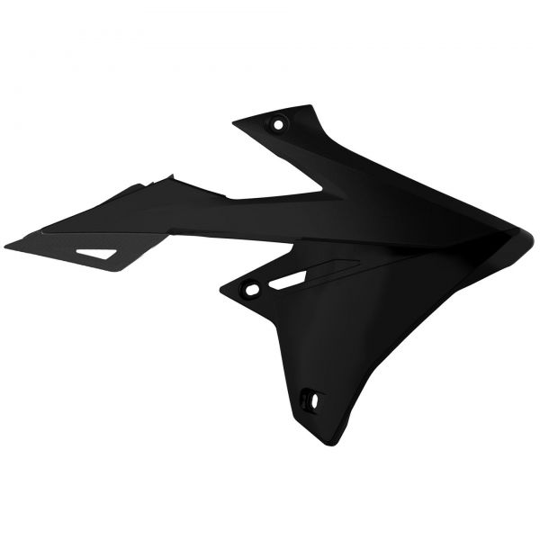 POLISPORT Spoiler (Paar) Kühlerverkleidung für RMZ 250 19- / 450 18-, schwarz