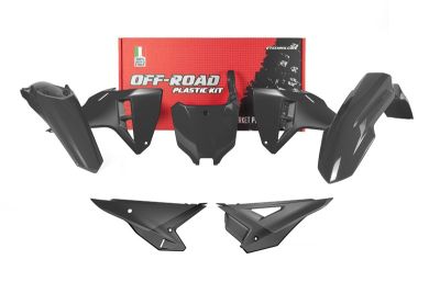 R-TECH Plastik-Kit (5-teilig) für Honda CRF 250/450 R 2025-, schwarz