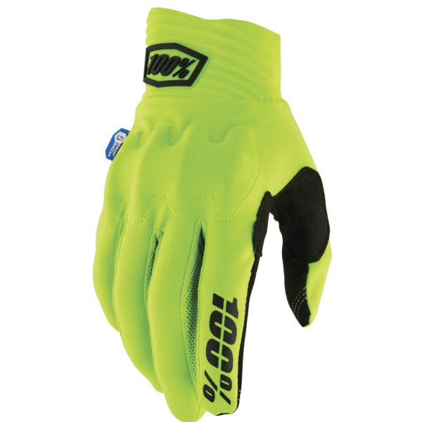 100% Handschuh: Cognito Smart Shock, neon-gelb