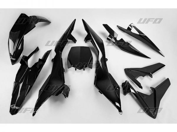 UFO Plastik-Kit für Husqvarna TC 449/499 / TE 449 2011-2013, schwarz