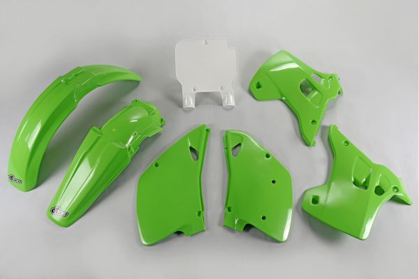 UFO Plastik-Kit für KAWASAKI KX 125/250 1993, OEM (original)