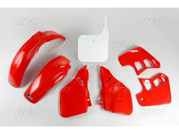 UFO Plastik-Kit für HONDA CR 250 1988-1989, OEM 88-89 (rot/weiß)