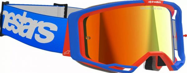 ALPINESTARS Brille: Vision 8 Wordmark, blau/orange rot-verspiegelt