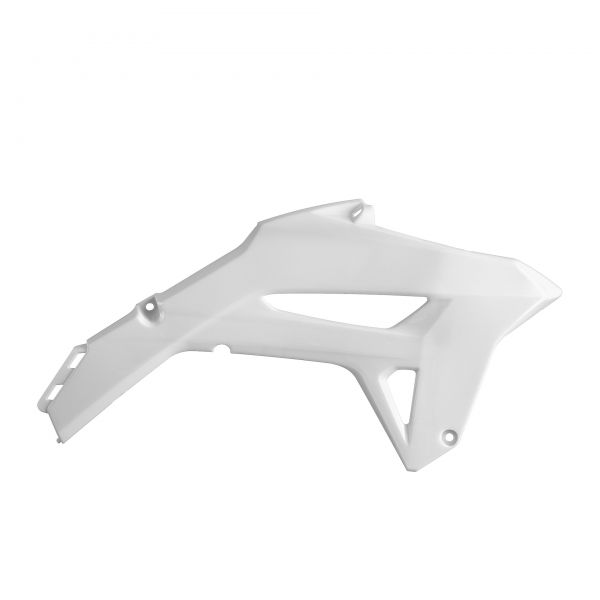 POLISPORT Spoiler (Paar) Kühlerverkleidung für Honda CRF 250 22-24 / 450 21-24, weiß