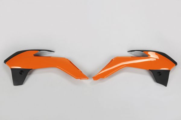 UFO Spoiler (Paar) für KTM 85 SX 2013-2017, orange/schwarz