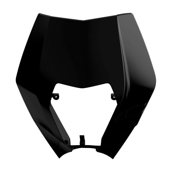 POLISPORT Lampenmaske für KTM 125-530 EXC 2008-2013, schwarz