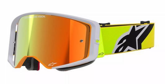 ALPINESTARS Brille: Supertech Corp ABS, gelb/grau rot-verspiegelt