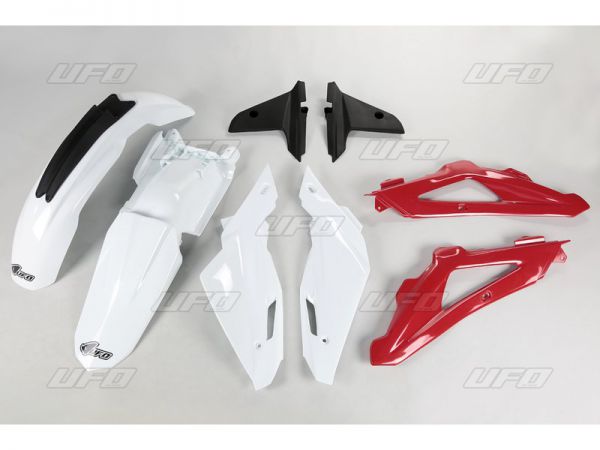 UFO Plastik-Kit für Husqvarna TC/TE 250 09-13 / TC/TE 310-610 11-13, OEM weiß/rot