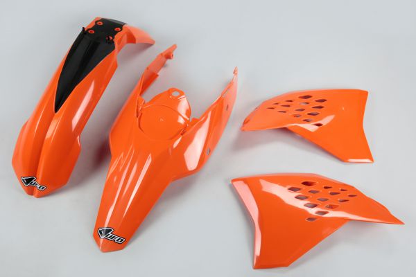 UFO Plastik-Kit ohne Lampenmaske für KTM 125-530 EXC 2008-2011, OEM (original) 09-10