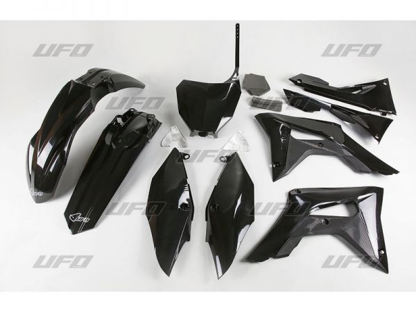 UFO Full-Plastik-Kit für HONDA CRF 250 2018-2021 / 450 2017-2020, schwarz