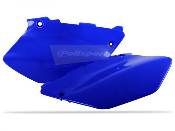 POLISPORT Seitenteile (Paar) für YAMAHA YZ 125/250 02-14, blau