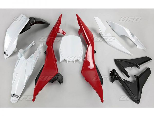 UFO Plastik-Kit für Husqvarna TC 449/499 / TE 449 2011-2013, OEM weiß/rot