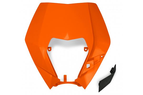 UFO Lampenmaske ohne Scheinwerfer für KTM EXC 2008-2013, orange