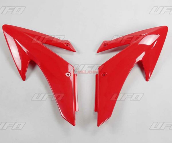 UFO Spoiler (Paar) Kühlerverkleidung für CRF 250 R 18-21 / 450 17-20, rot